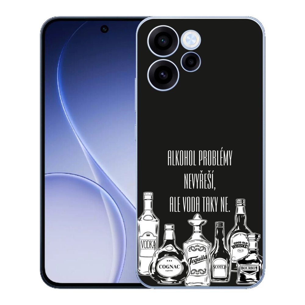 mmCase géltok az Oppo Reno 15 FS 5G-hez – vicces felirat fekete háttérrel