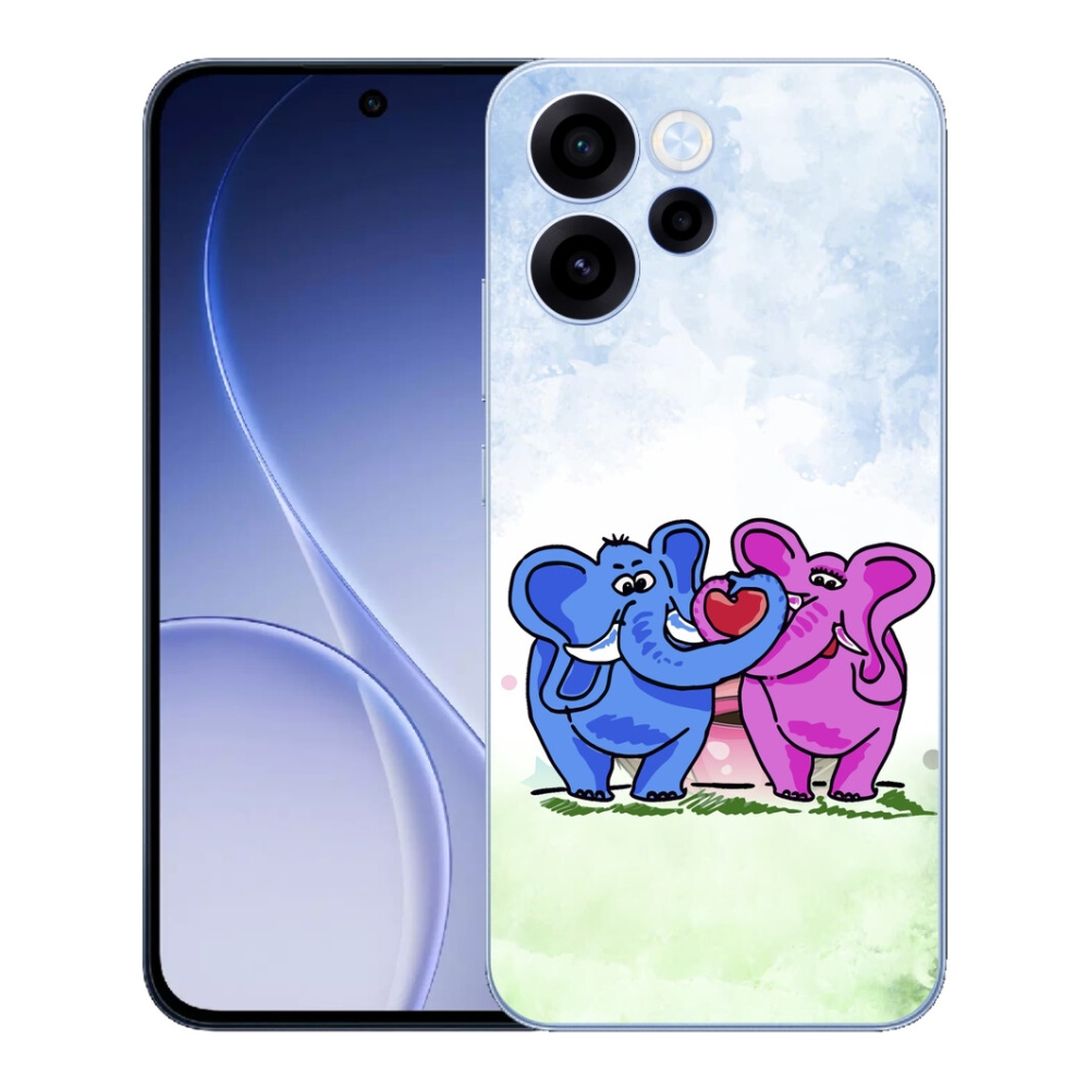 mmCase géltok az Oppo Reno 15 FS 5G-hez – szerelmes elefántok
