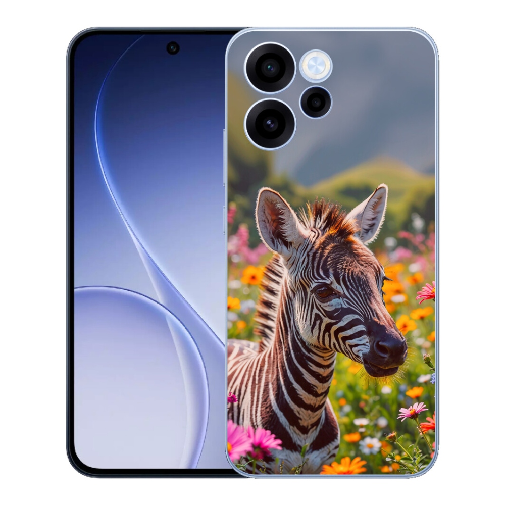 mmCase géltok az Oppo Reno 15 FS 5G-hez – zebra a réten