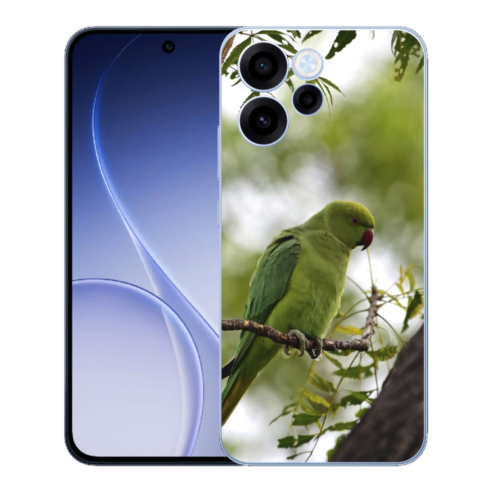 mmCase géltok az Oppo Reno 15 FS 5G-hez – zöld papagáj