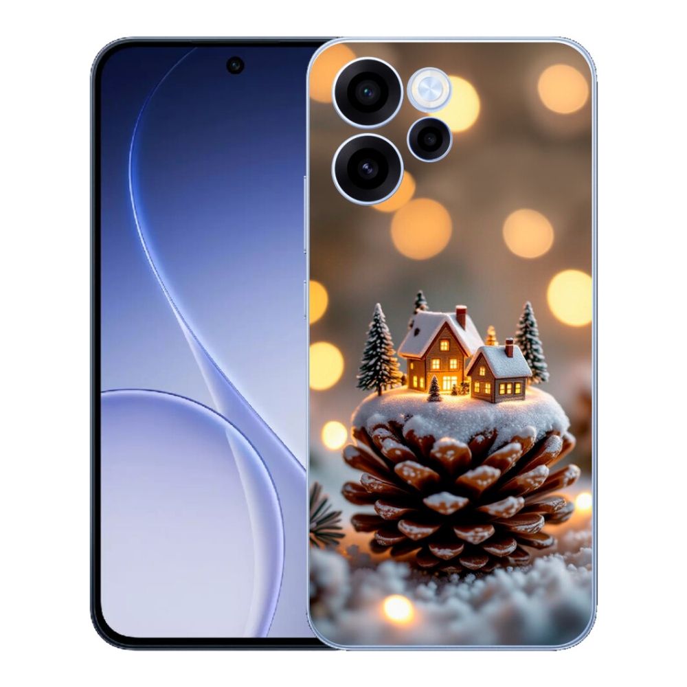mmCase gélhuzat az Oppo Reno 15 FS 5G-hez – téli falu
