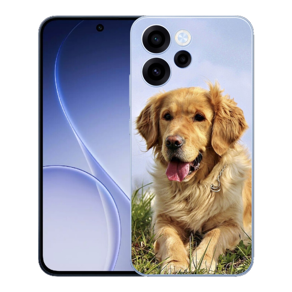 mmCase gél tok az Oppo Reno 15 FS 5G-hez – arany retriever
