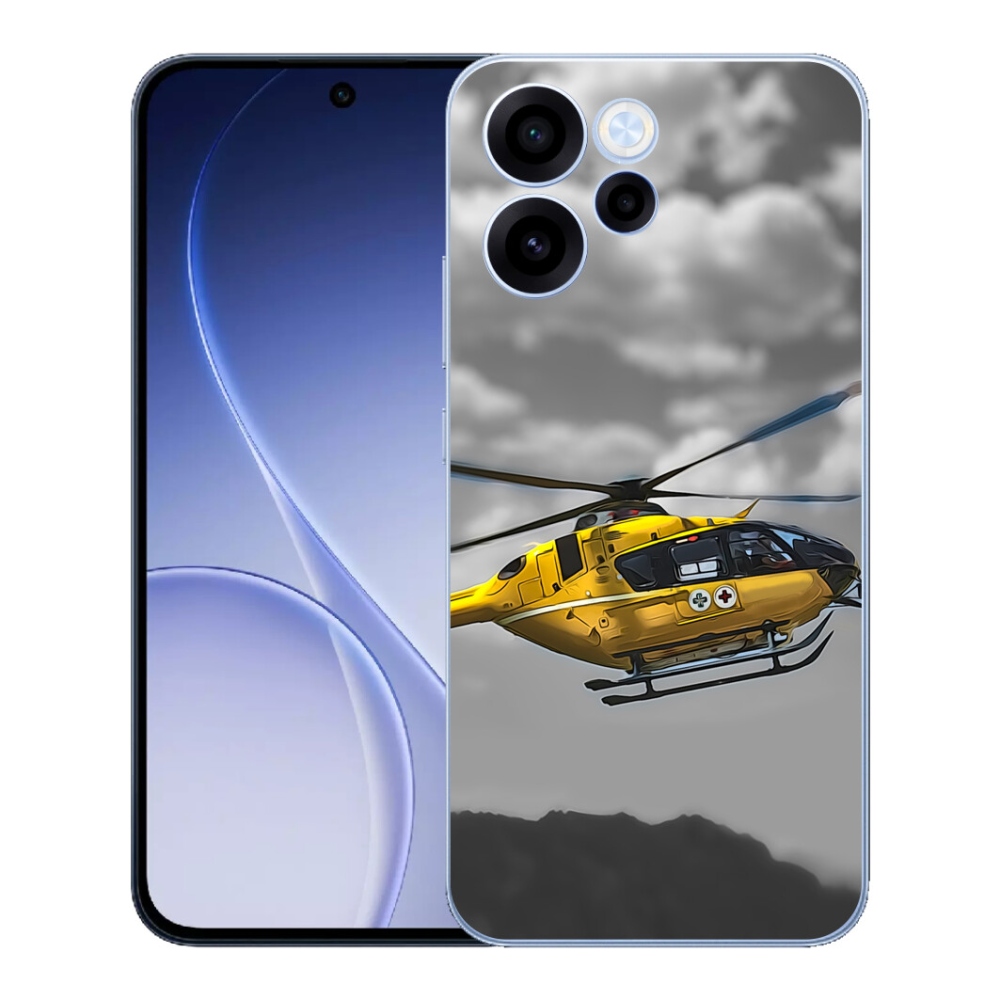 mmCase géltok az Oppo Reno 15 FS 5G-hez – sárga helikopter