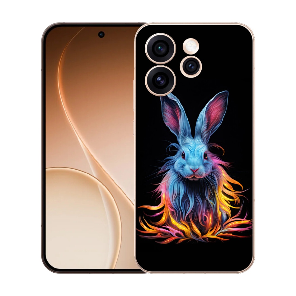 mmCase gél tok az Oppo Reno 15 Pro 5G-hez – absztrakt nyúl
