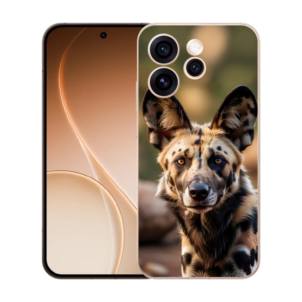mmCase gél tok az Oppo Reno 15 Pro 5G-hez – afrikai vadkutya