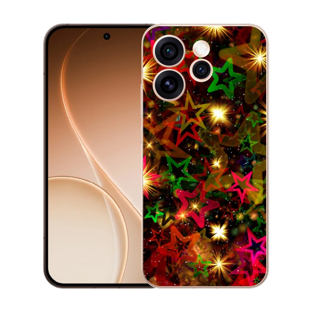 mmCase gél tok az Oppo Reno 15 Pro 5G-hez – színes csillagok