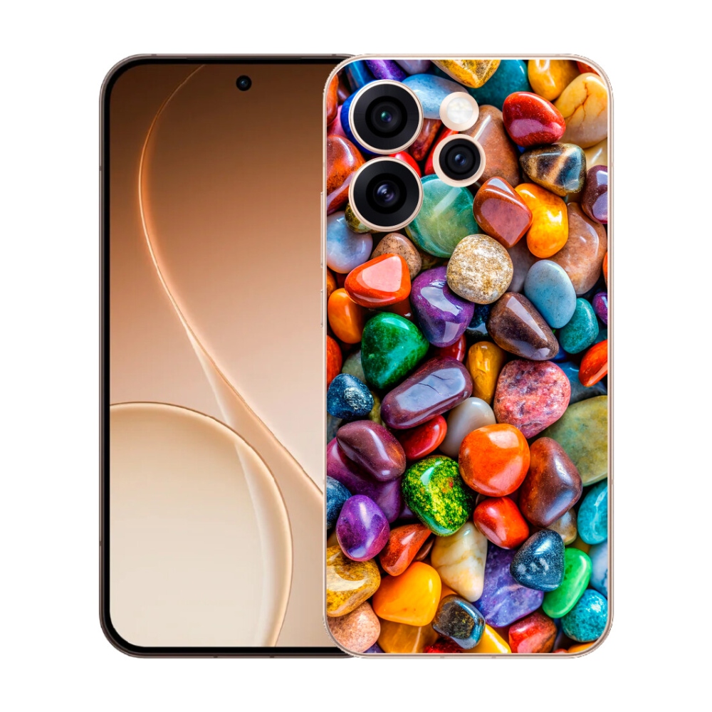 mmCase gél tok az Oppo Reno 15 Pro 5G-hez – színes strasszokkal