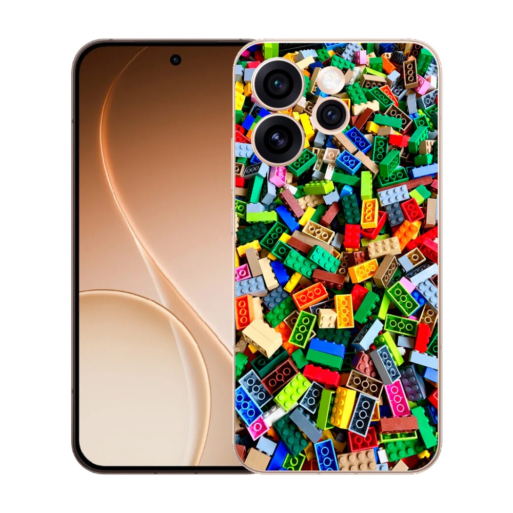 mmCase gél tok az Oppo Reno 15 Pro 5G-hez – színes építőelemek