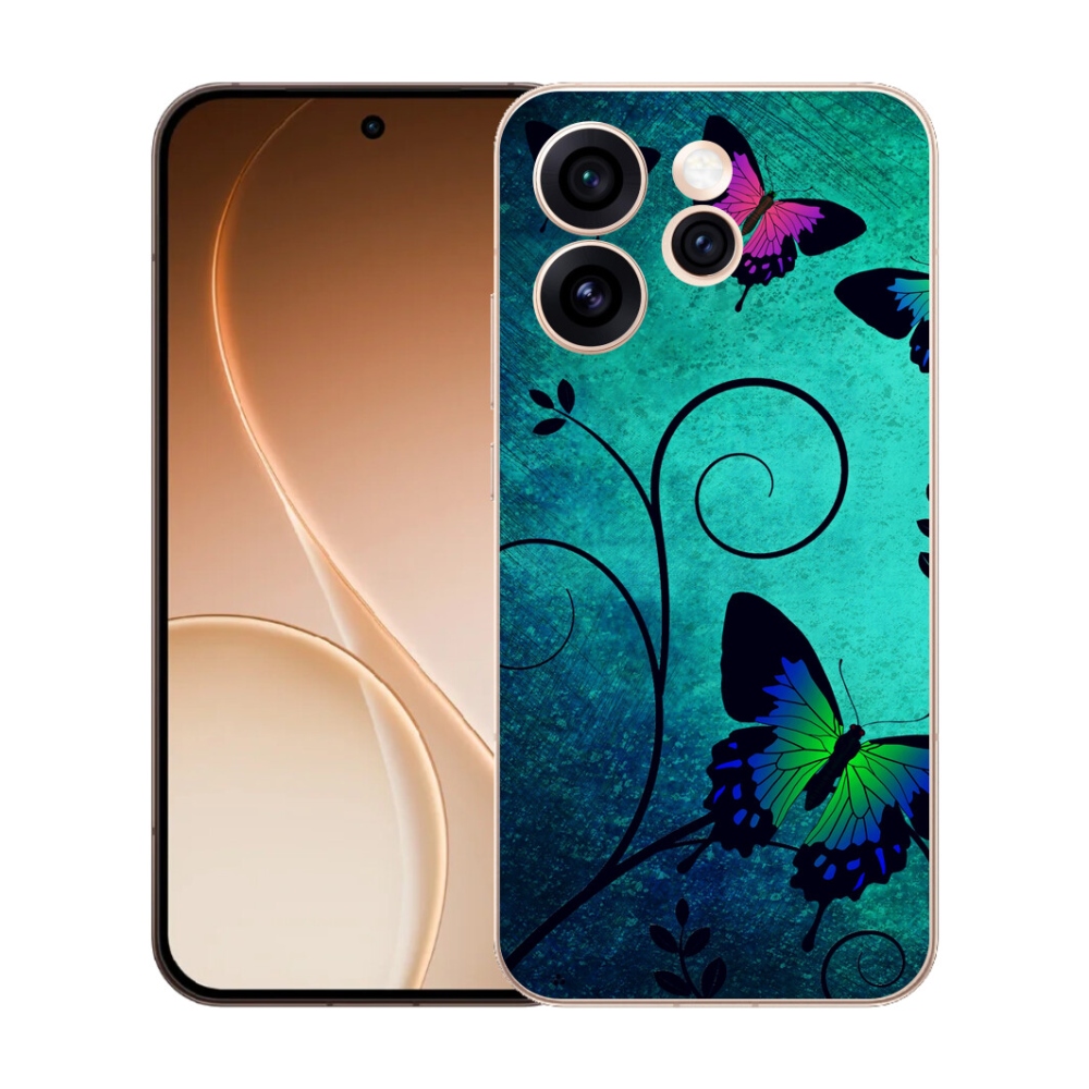 mmCase gél tok az Oppo Reno 15 Pro 5G-hez – színes pillangók