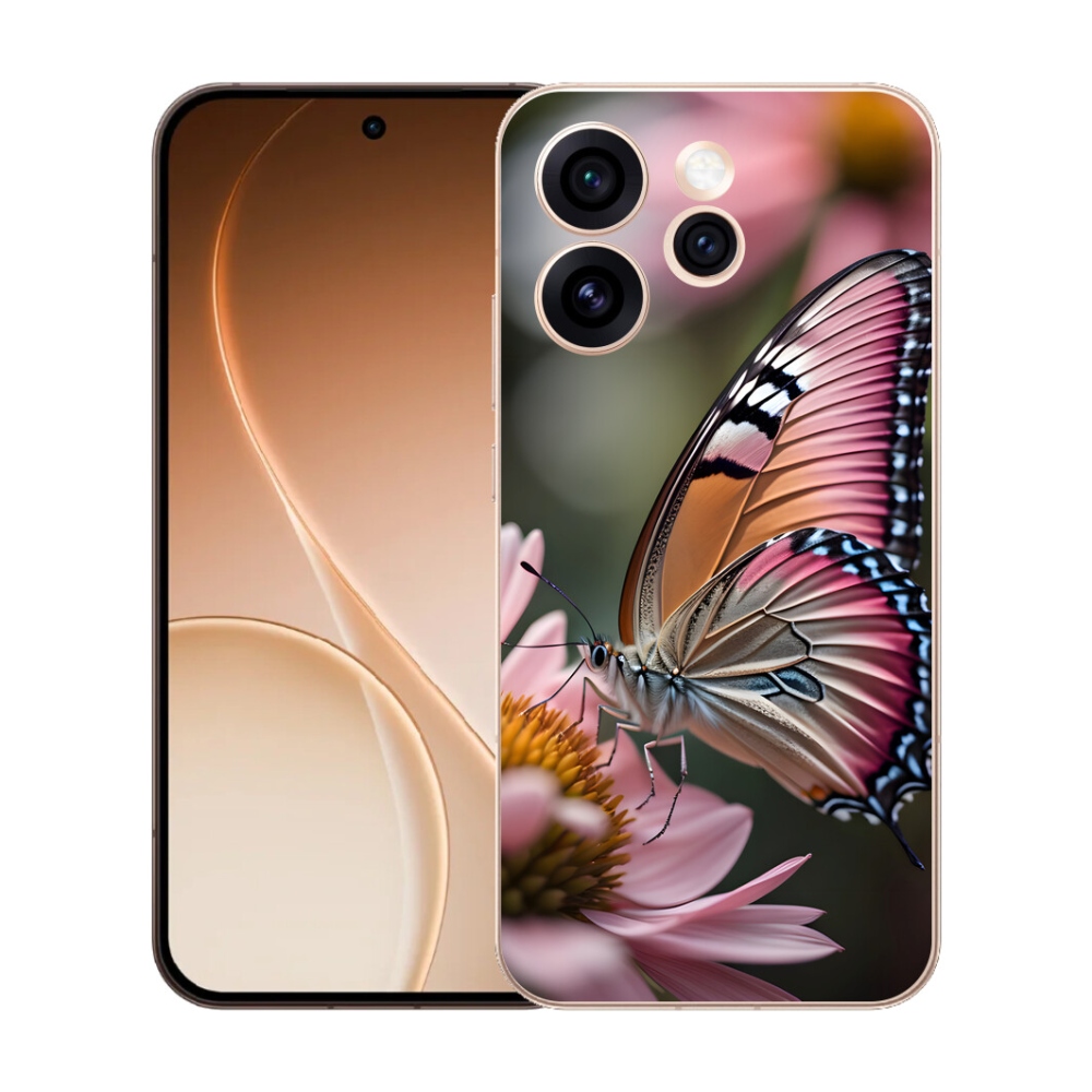 mmCase gél tok az Oppo Reno 15 Pro 5G-hez – színes pillangó