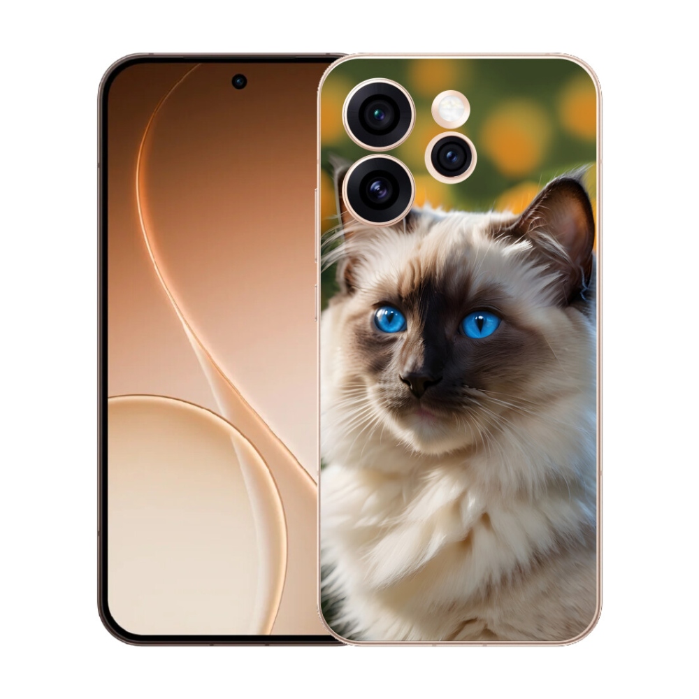 mmCase gél tok az Oppo Reno 15 Pro 5G-hez – fehér ragdoll