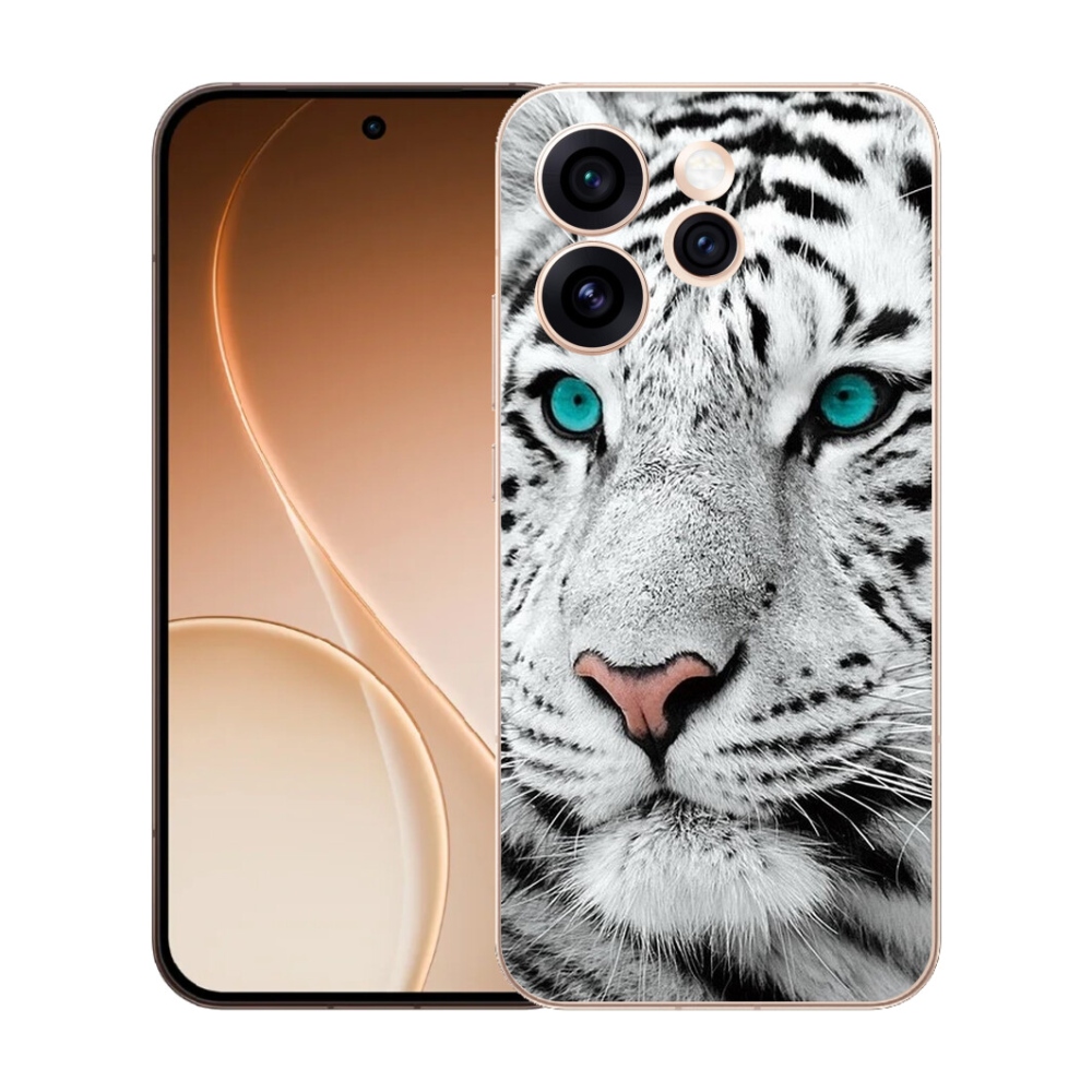 mmCase gél tok az Oppo Reno 15 Pro 5G-hez – fehér tigris