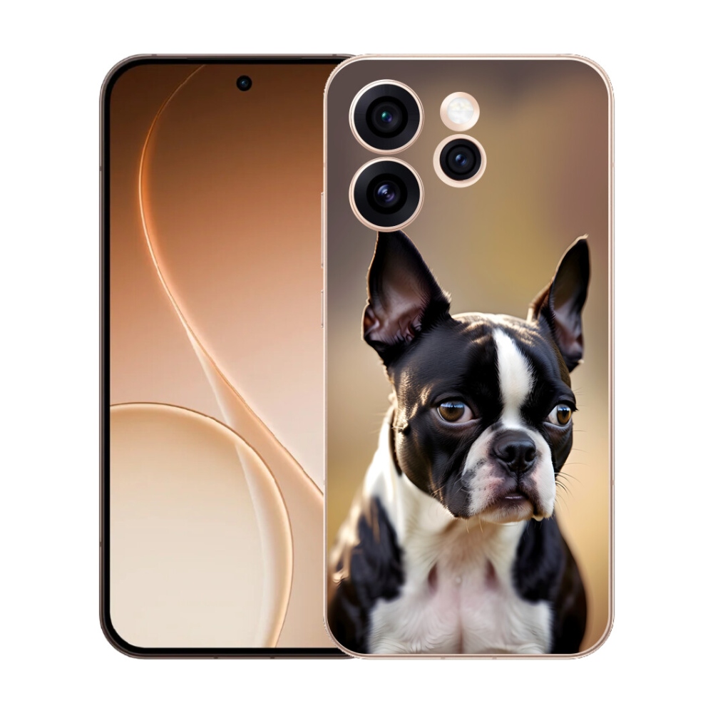 mmCase gél tok az Oppo Reno 15 Pro 5G-hez – bostoni terrier