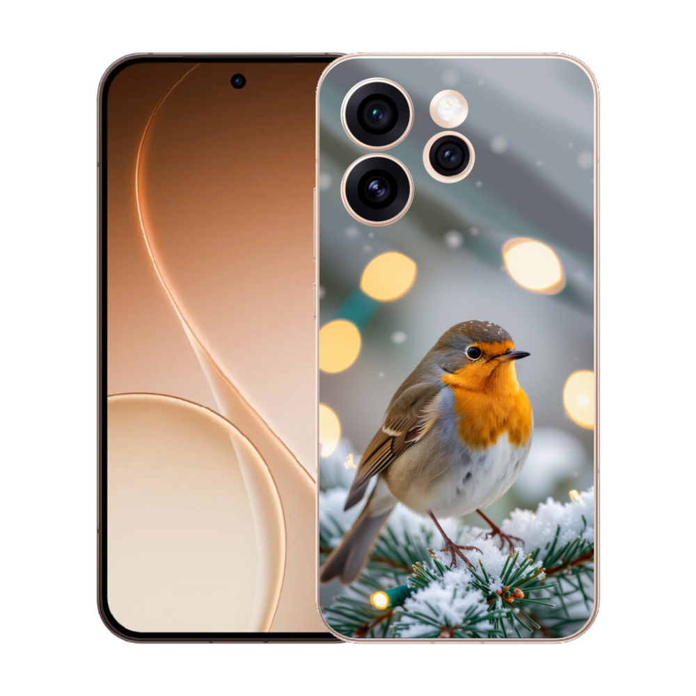 mmCase gél tok az Oppo Reno 15 Pro 5G-hez – téli piros
