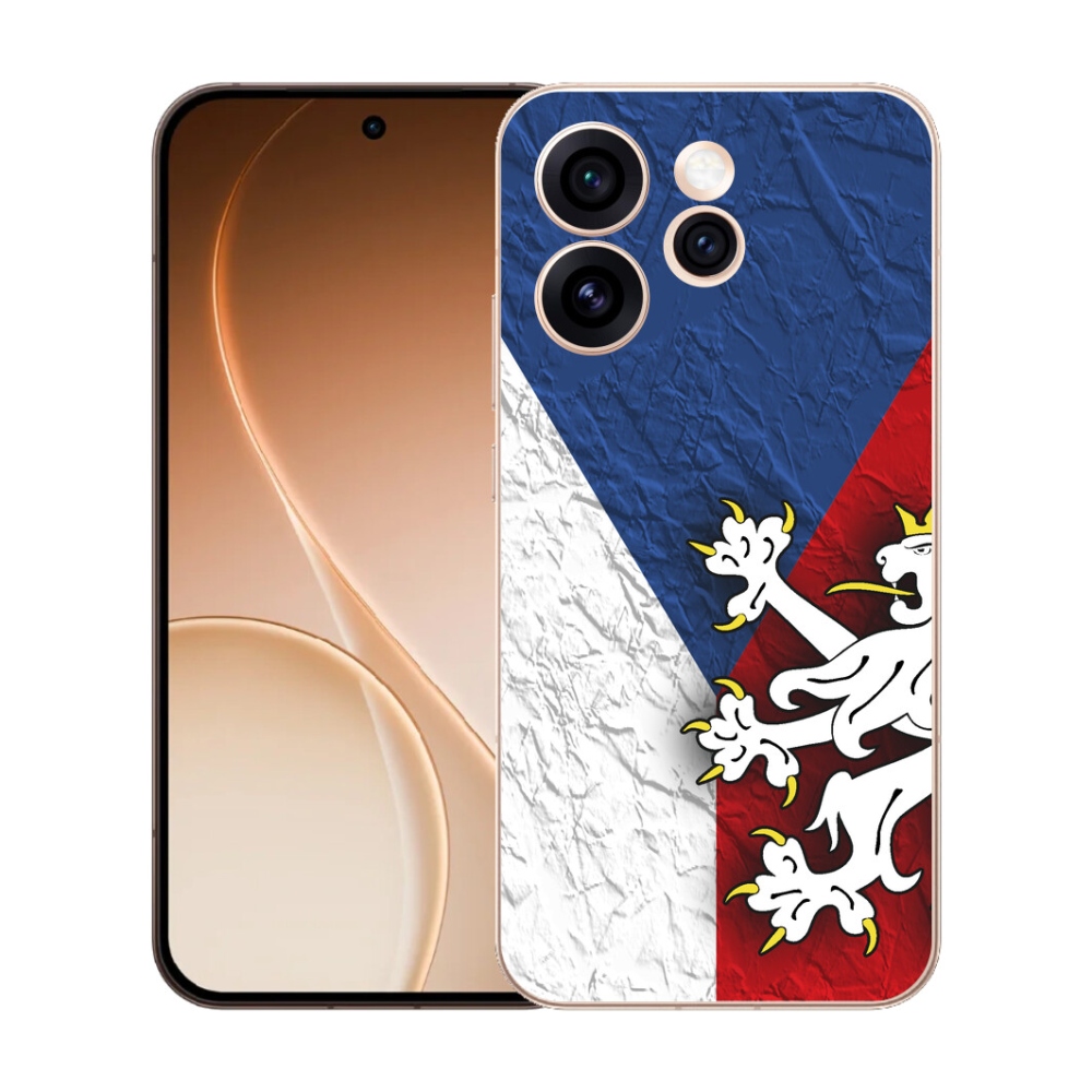 mmCase gél tok az Oppo Reno 15 Pro 5G-hez – cseh zászló 1