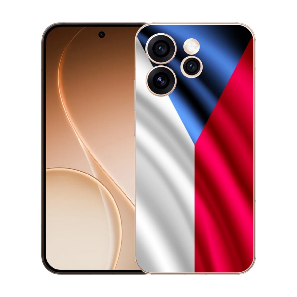 mmCase gél tok az Oppo Reno 15 Pro 5G-hez – cseh zászló