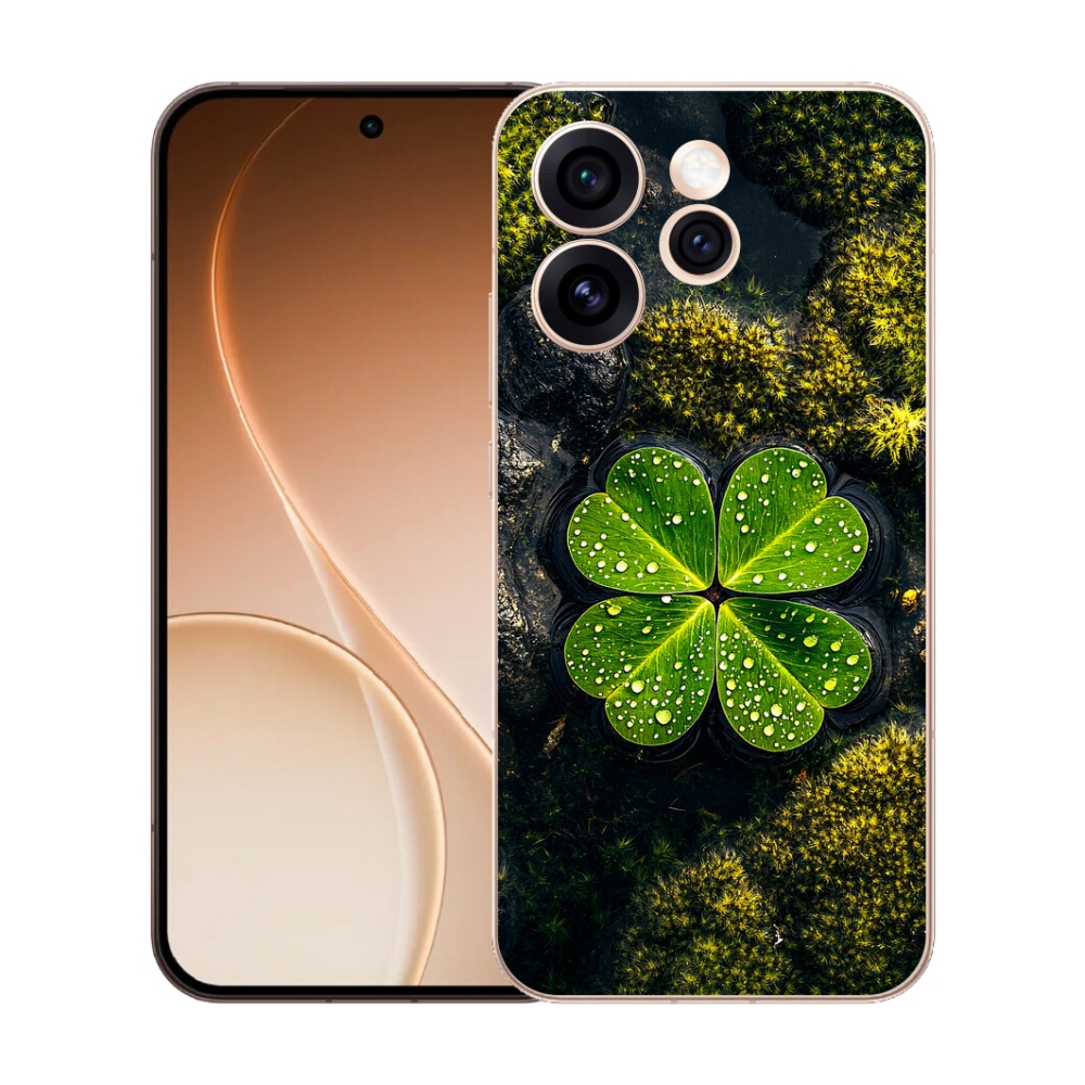 mmCase gél tok az Oppo Reno 15 Pro 5G-hez – négylevelű lóhere