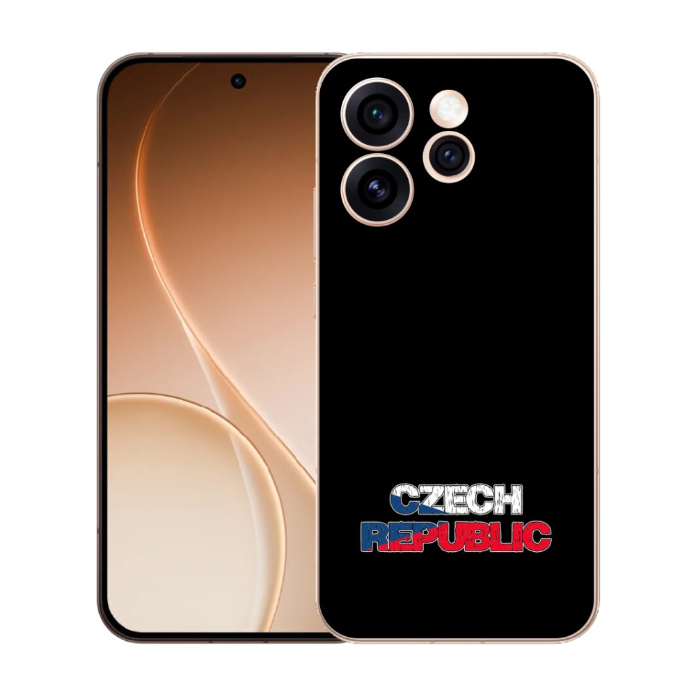 mmCase gél tok az Oppo Reno 15 Pro 5G-hez – Csehország, fekete háttér