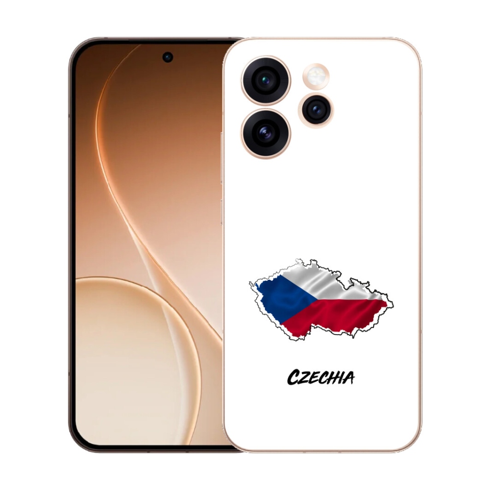 mmCase gél tok az Oppo Reno 15 Pro 5G-hez – Czechia, fehér háttér
