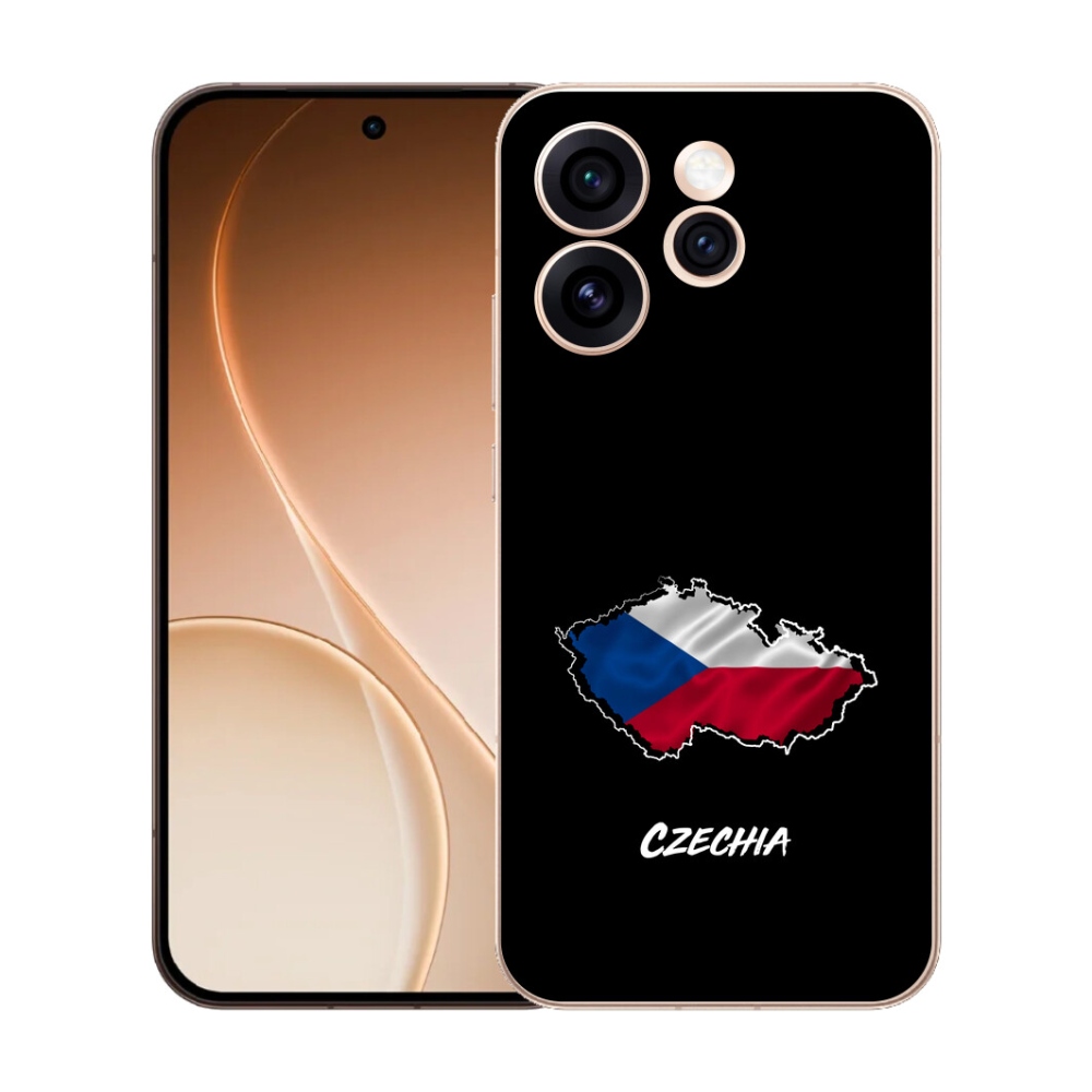 mmCase gél tok az Oppo Reno 15 Pro 5G-hez – Csehország, fekete háttér