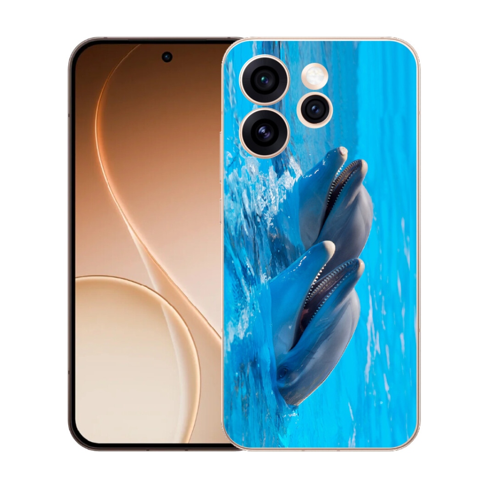 mmCase gél tok az Oppo Reno 15 Pro 5G-hez – delfinek