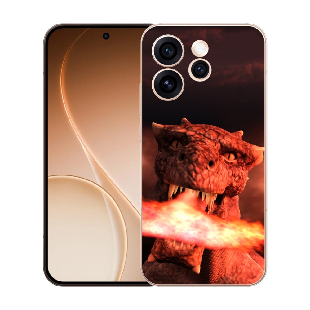 mmCase gél tok az Oppo Reno 15 Pro 5G-hez – sárkány