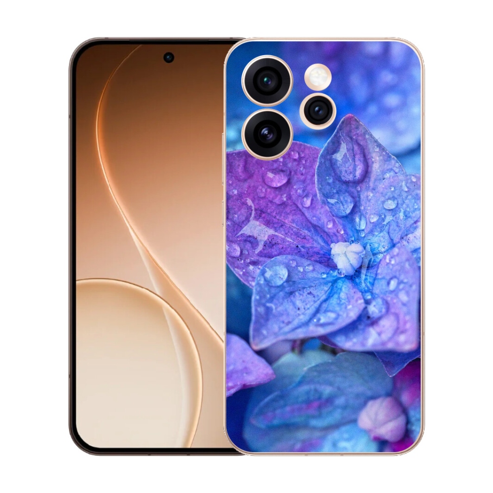 mmCase gél tok az Oppo Reno 15 Pro 5G-hez – lila virág