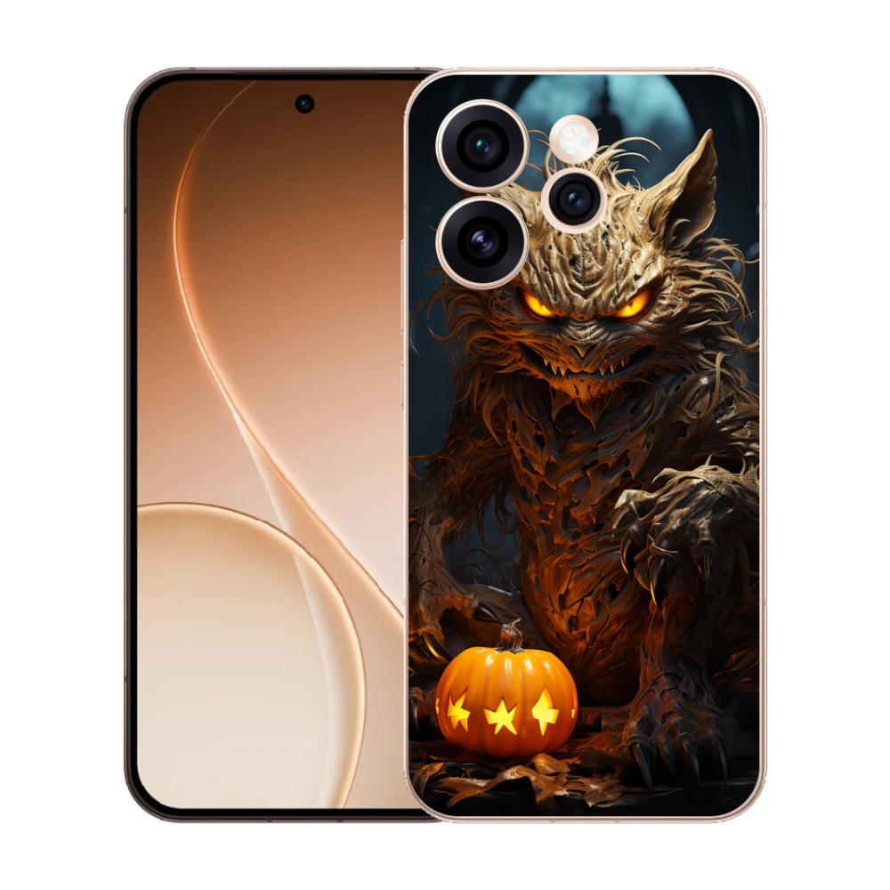 mmCase gél tok az Oppo Reno 15 Pro 5G-hez – halloweeni szörny