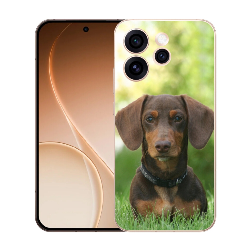 mmCase gél tok az Oppo Reno 15 Pro 5G-hez – barna tacskó