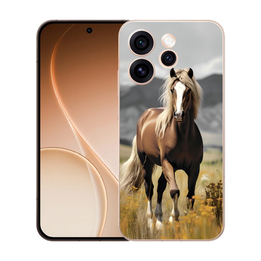 mmCase gél tok az Oppo Reno 15 Pro 5G-hez – barna ló 1