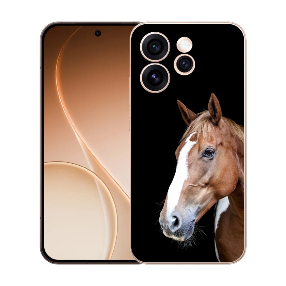 mmCase gél tok az Oppo Reno 15 Pro 5G-hez – barna ló 3