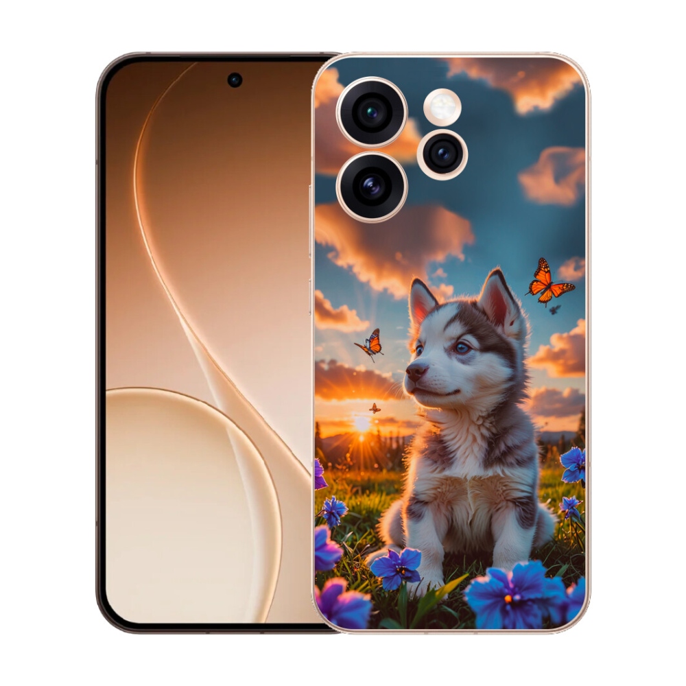 mmCase gél tok az Oppo Reno 15 Pro 5G-hez – husky naplementekor