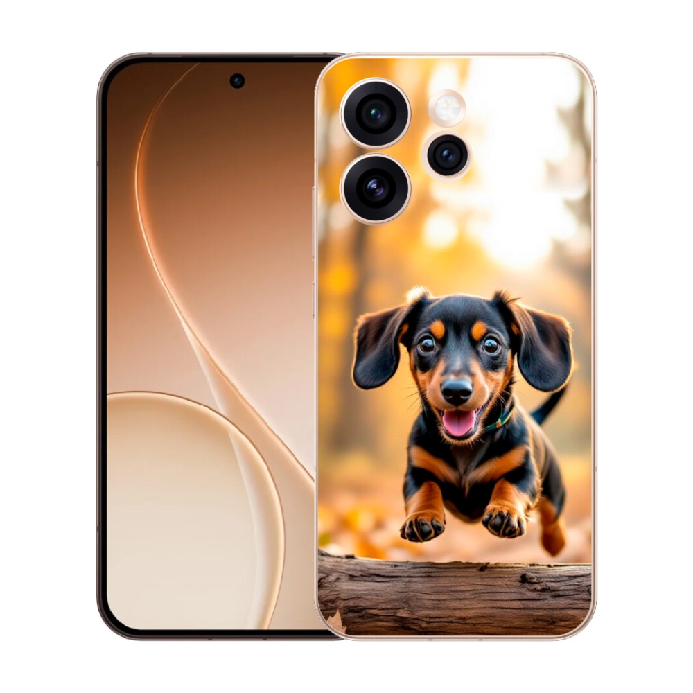 mmCase gél tok az Oppo Reno 15 Pro 5G-hez – dachshund 2