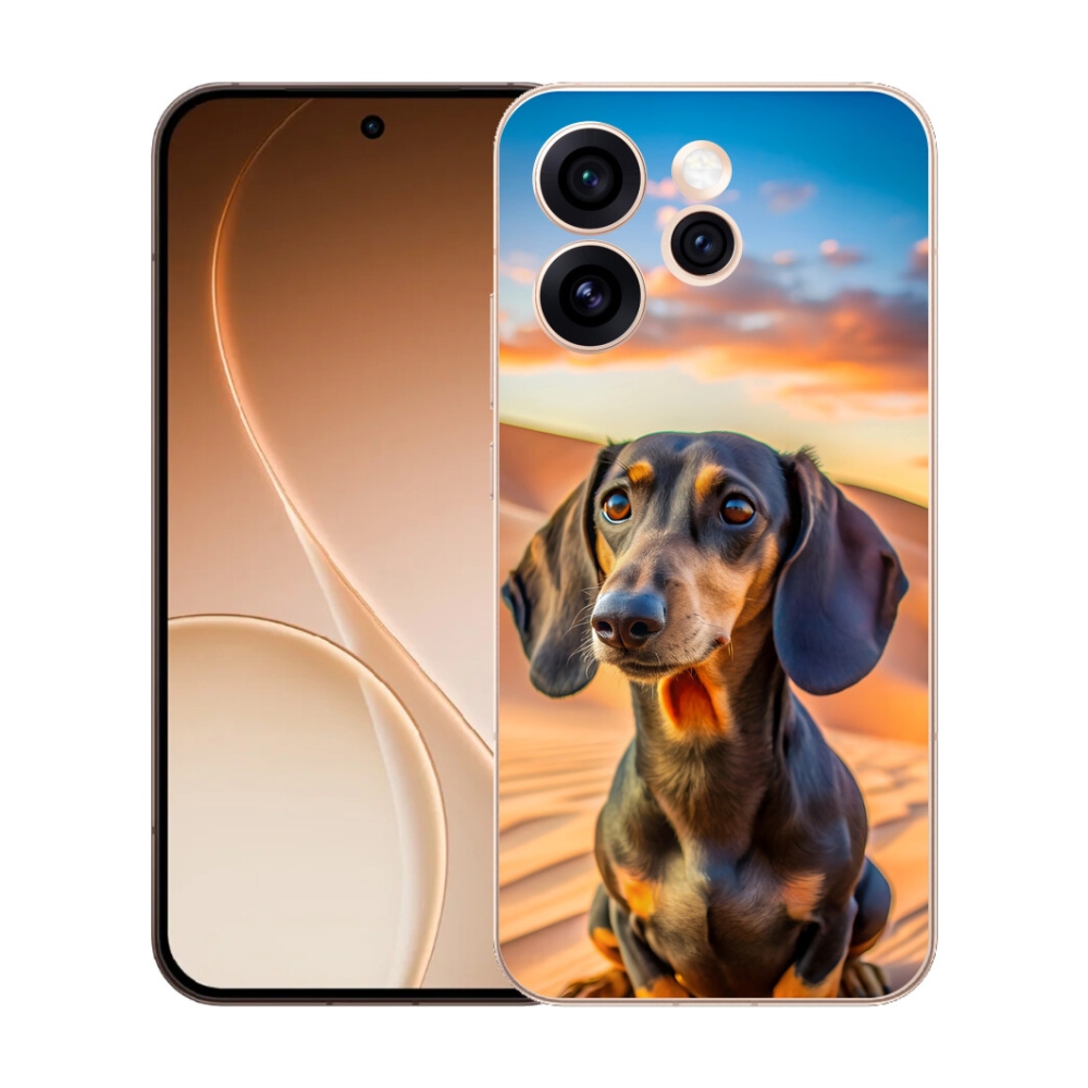 mmCase gél tok az Oppo Reno 15 Pro 5G-hez – dachshund 3 