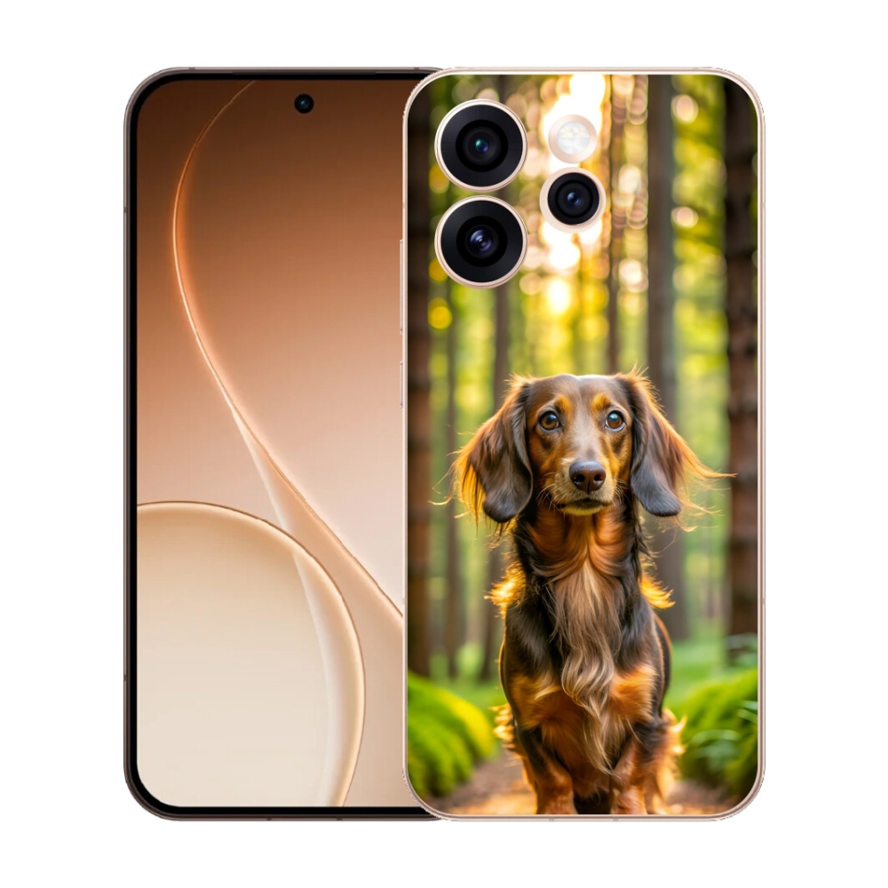 mmCase gél tok az Oppo Reno 15 Pro 5G-hez – dachshund 4