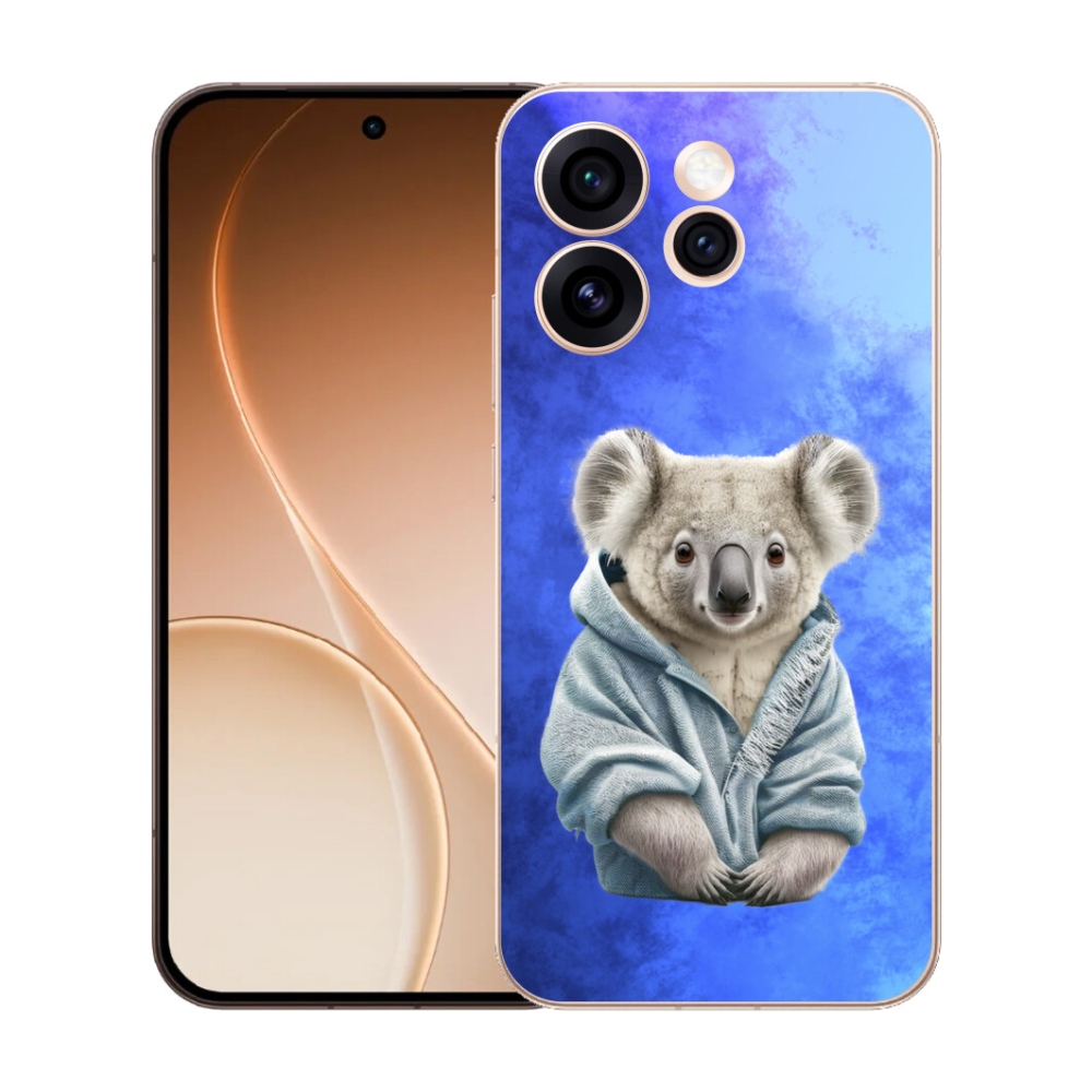 mmCase gél tok az Oppo Reno 15 Pro 5G-hez – pulóveres koala