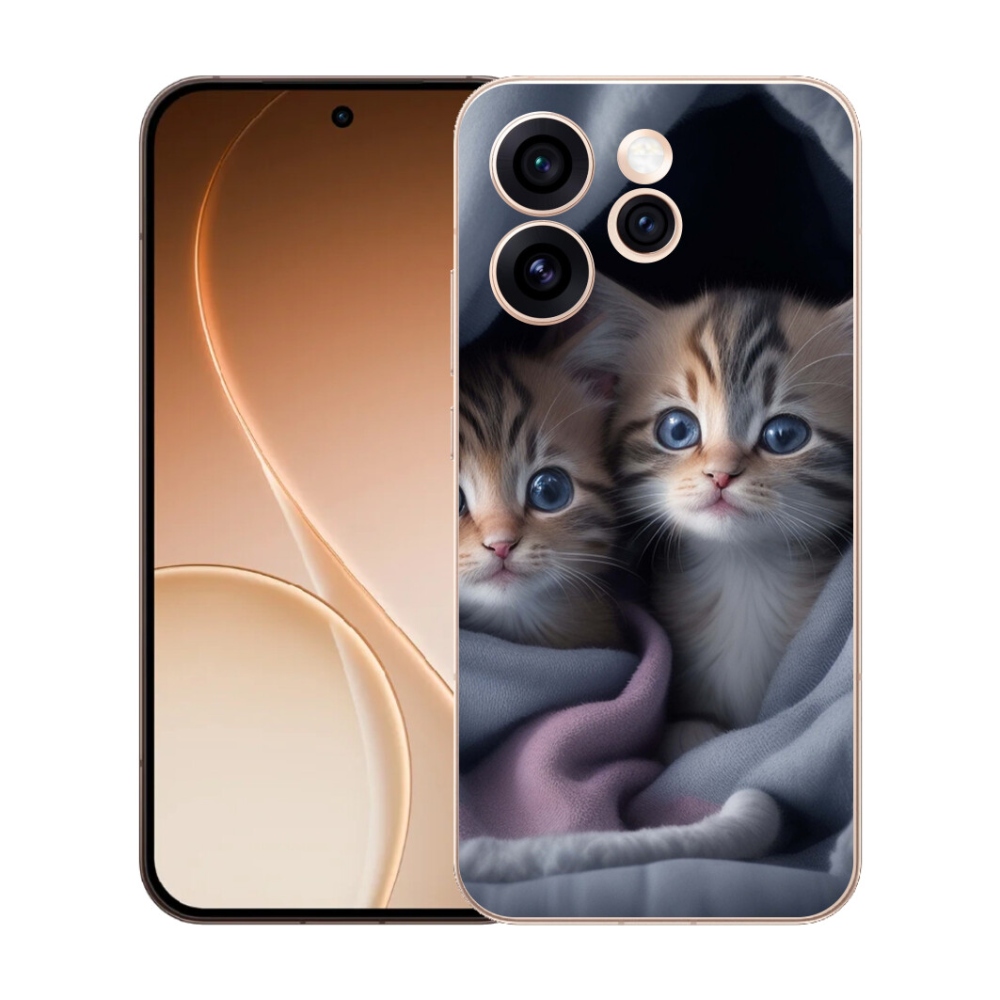 mmCase gél tok az Oppo Reno 15 Pro 5G-hez – macska-duó 2