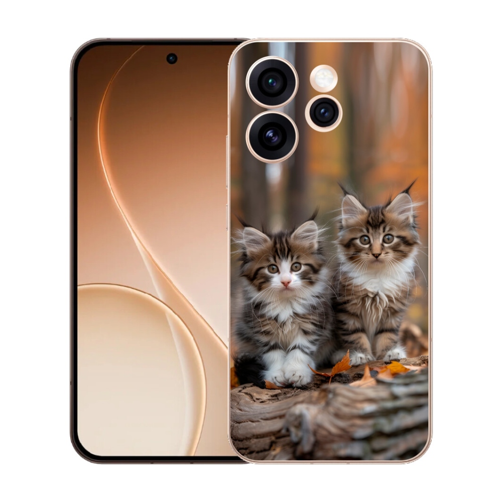 mmCase gél tok az Oppo Reno 15 Pro 5G-hez – macska-duó 3