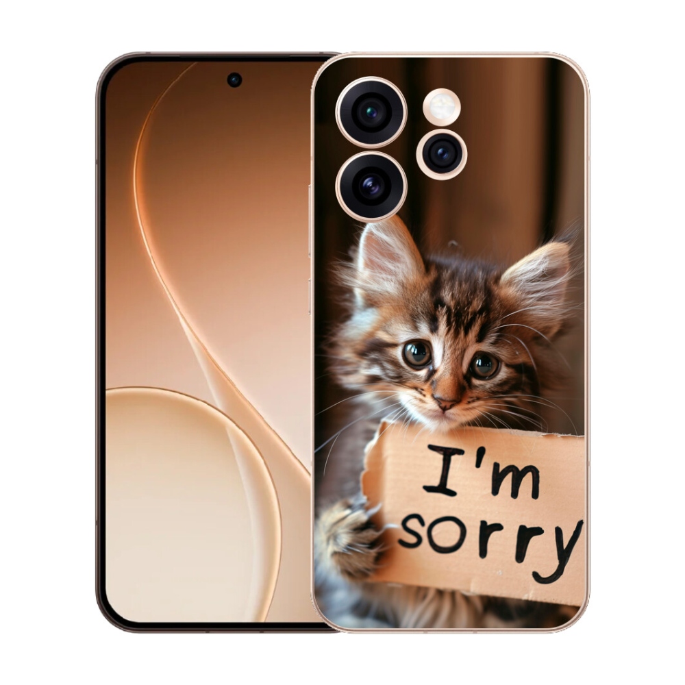 mmCase gél tok az Oppo Reno 15 Pro 5G-hez – macskás mintás