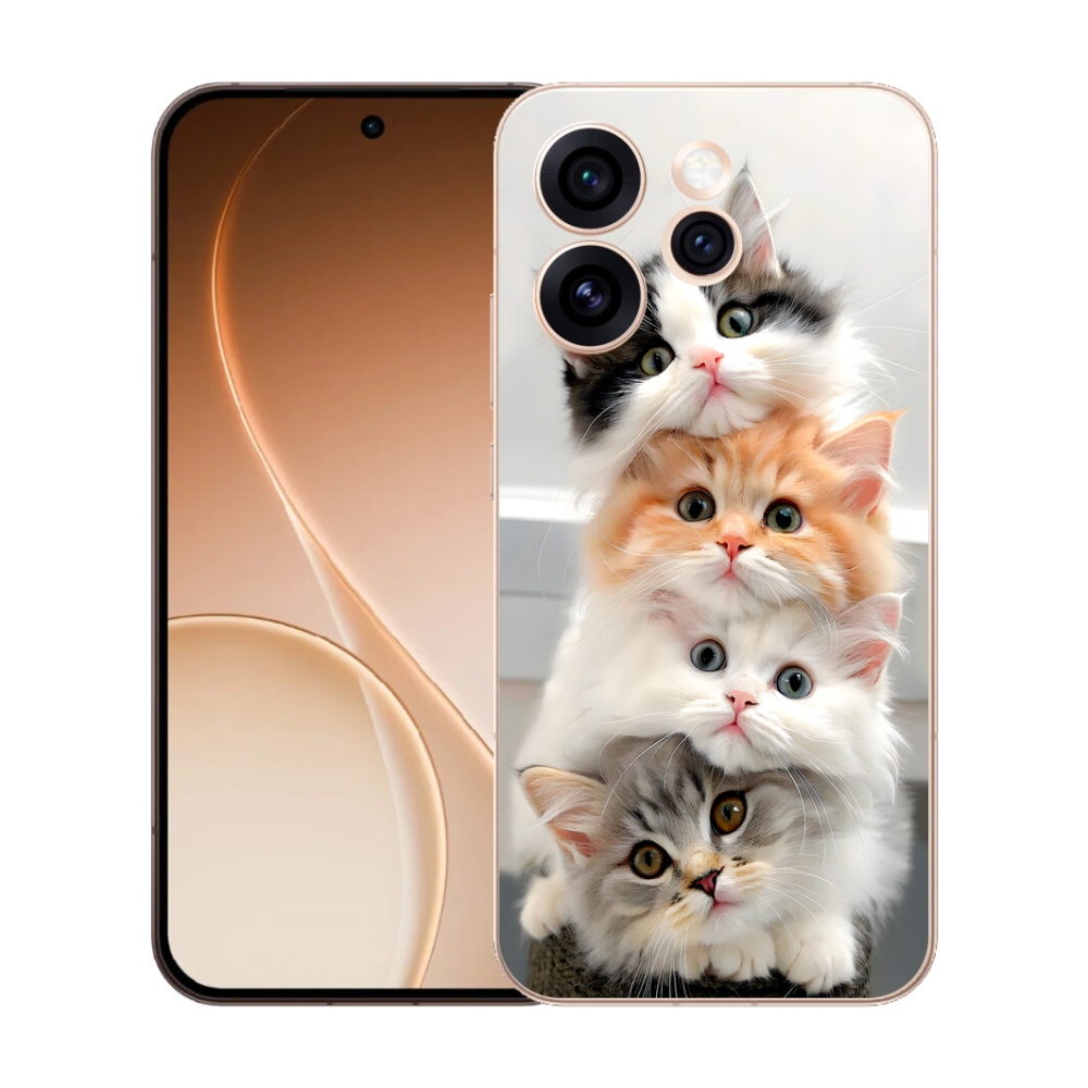 mmCase gél tok az Oppo Reno 15 Pro 5G-hez – macskás csapat