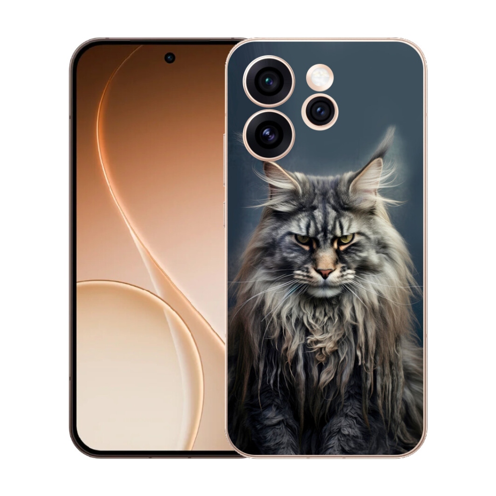 mmCase gél tok az Oppo Reno 15 Pro 5G-hez – macskás mintázat 4
