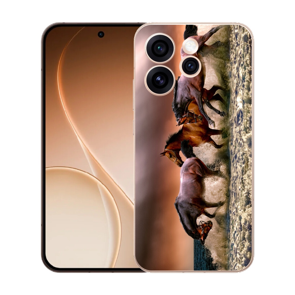 mmCase gél tok az Oppo Reno 15 Pro 5G-hez – lovak 1