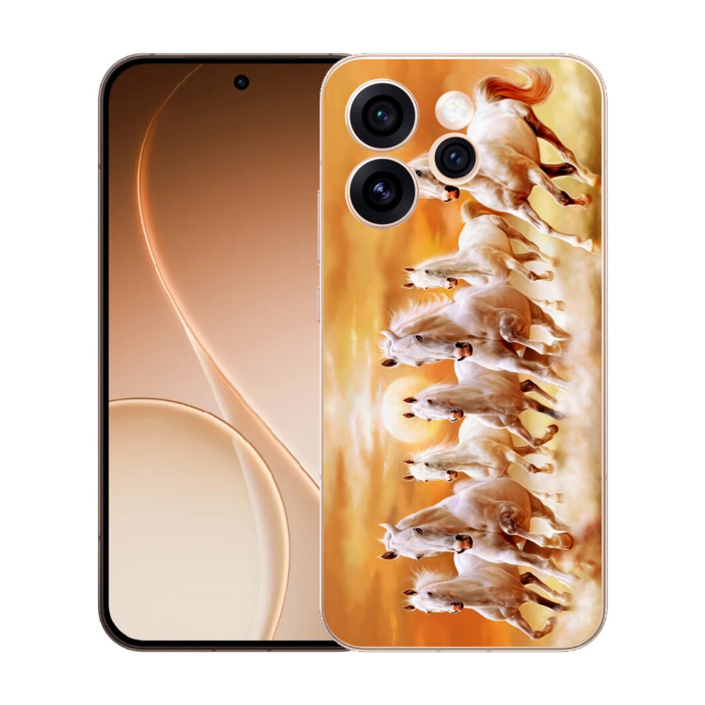 mmCase gél tok az Oppo Reno 15 Pro 5G-hez – lovak 2