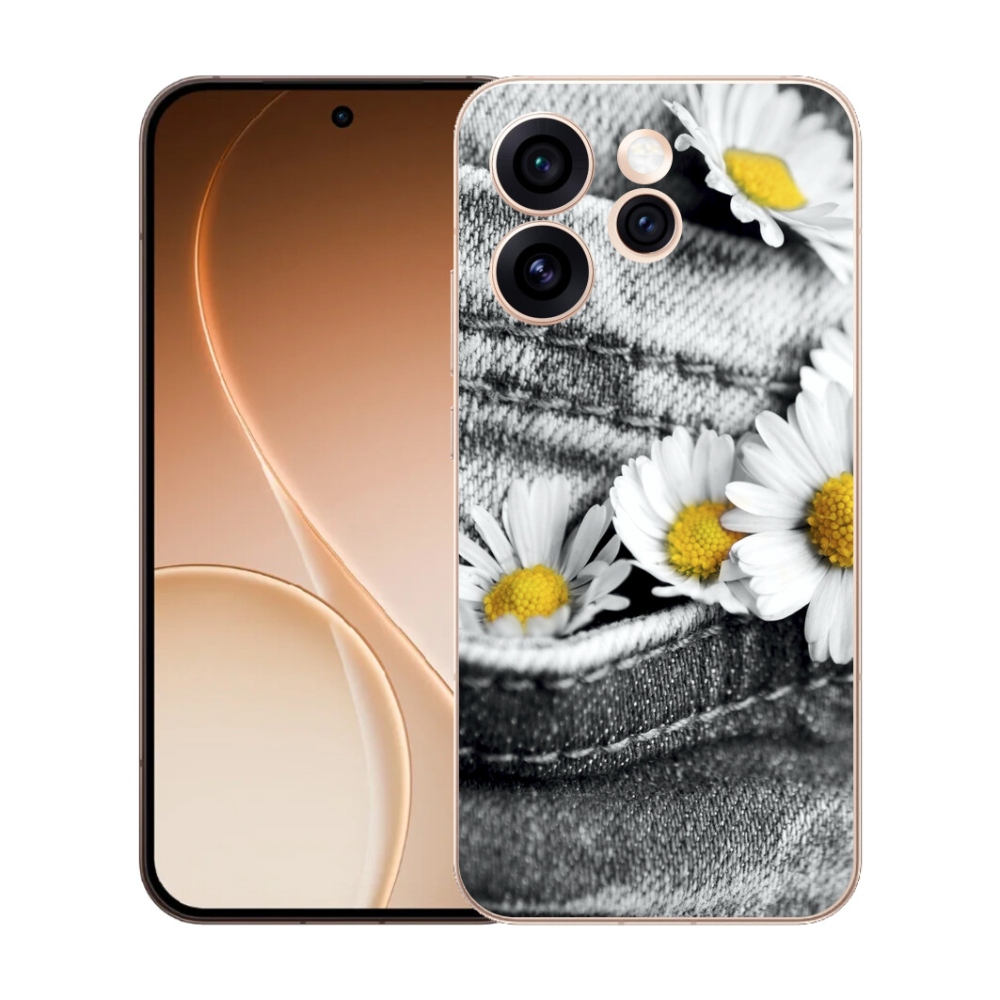 mmCase gél tok az Oppo Reno 15 Pro 5G-hez – margaréták