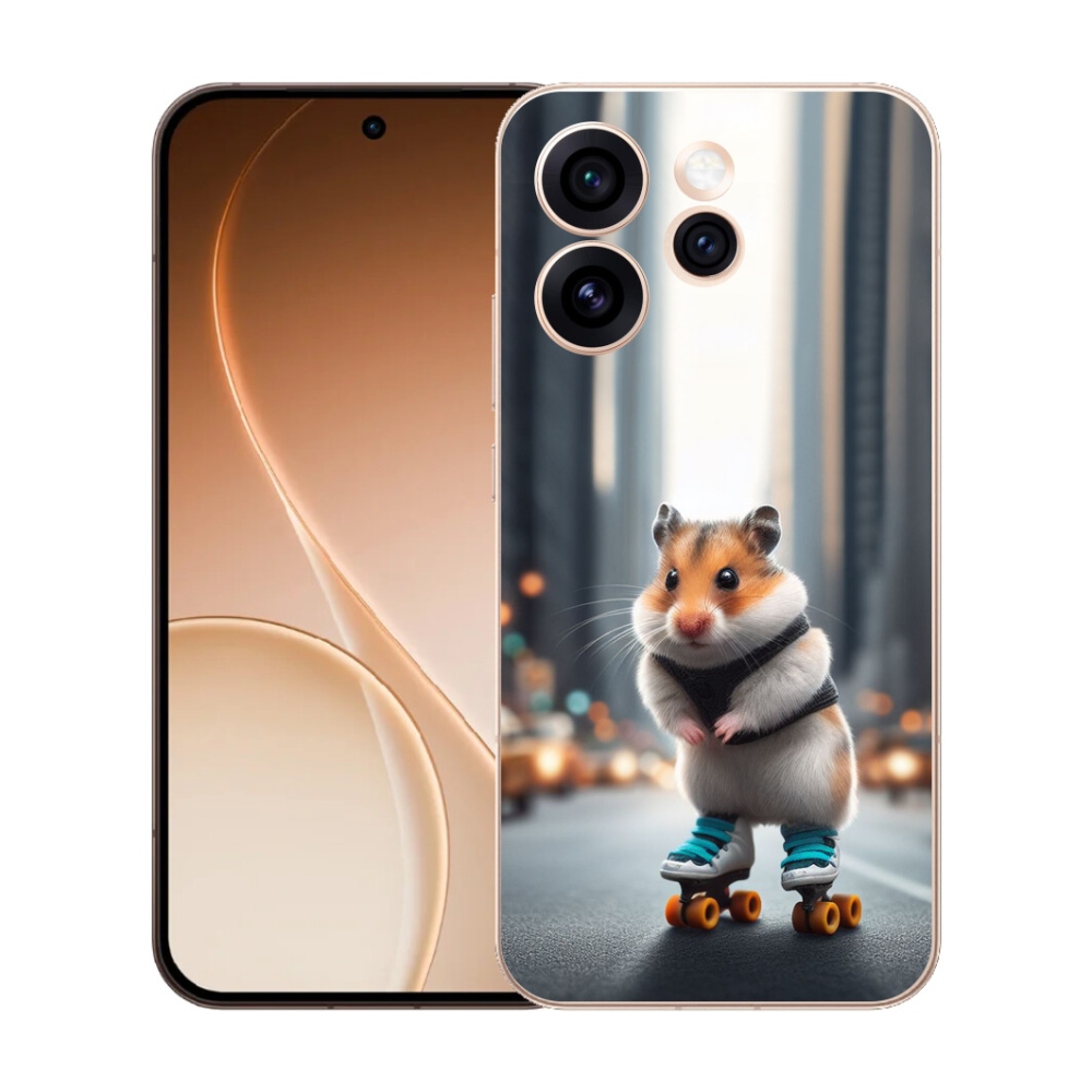 mmCase gél tok az Oppo Reno 15 Pro 5G-hez – korcsolyás hörcsög