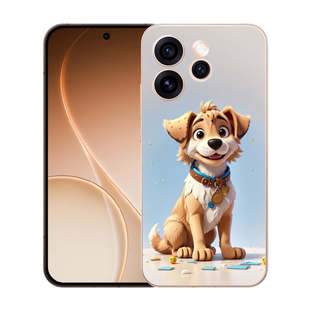 mmCase gél tok az Oppo Reno 15 Pro 5G-hez – rajzolt kiskutya