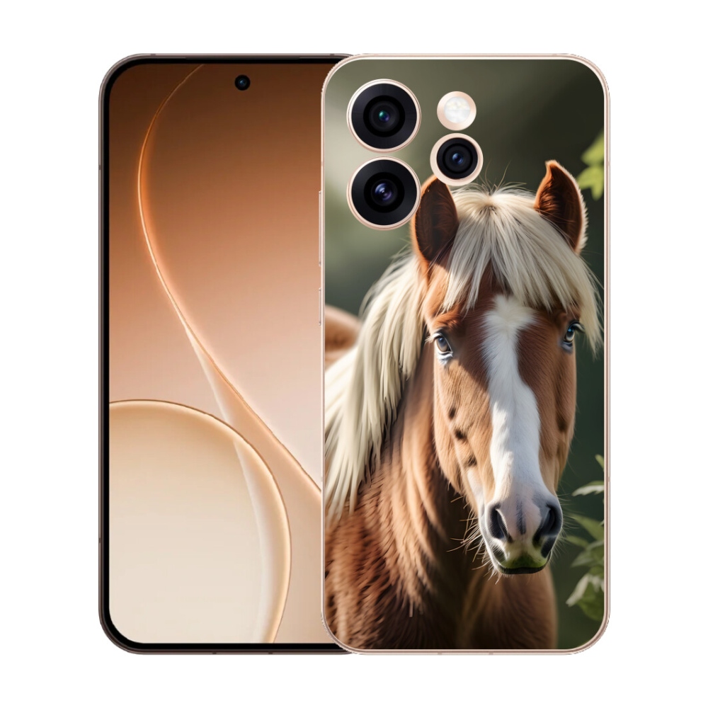mmCase gél tok az Oppo Reno 15 Pro 5G-hez – világos sörényű ló