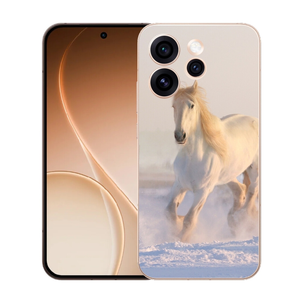 mmCase géltok az Oppo Reno 15 Pro 5G-hez – ló a hóban