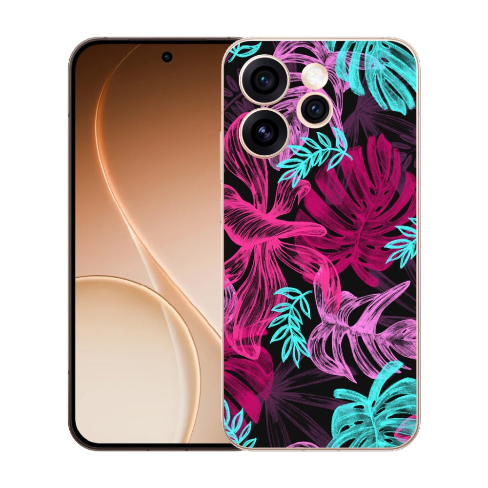 mmCase gél tok az Oppo Reno 15 Pro 5G-hez – virágok 1