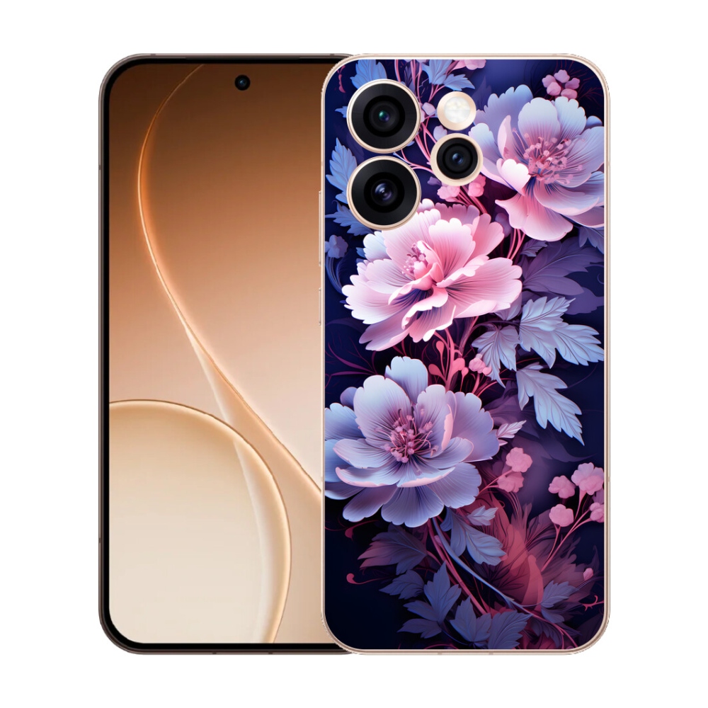 mmCase gél tok az Oppo Reno 15 Pro 5G-hez – virágok 11